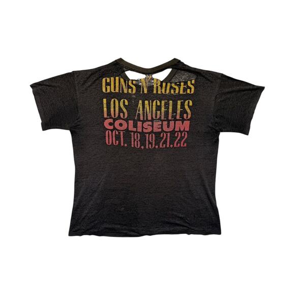1989 Guns N Roses stoned in LA original vintage tee - Picture 2 of 3